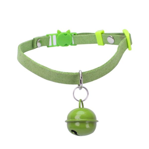 

bell cat collar safety elastic adjustable with soft velvet material pet product small dog accessories pet supplies