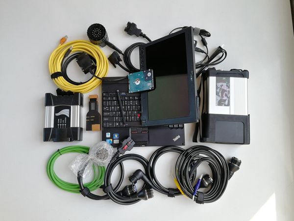 Professionelles Tool MB Star C5 SD Connect C5 Neueste Version 2021.12v 1 TB HDD 2in1 für BMW ICOM NEXT Programmierer mit X200t Laptop