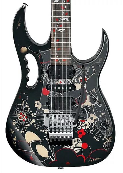 In magazzino S/H JEM 77fp2 Pattern floreale 2 Steve Vai Electric Guitar Tree of Life Intay