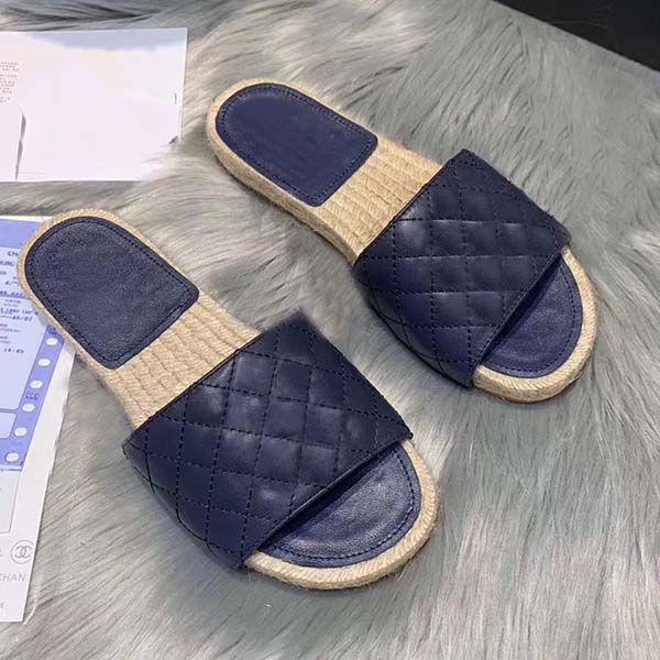 

designer slides luxury women slippers new arrival espadrilles letter style fashion style classic superior quality sandal size 34-42, Black