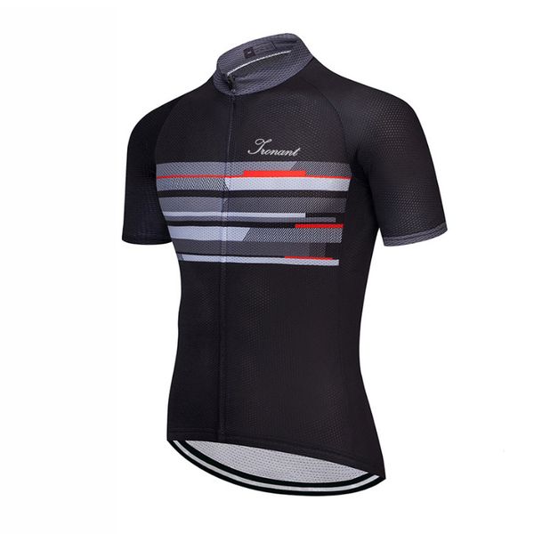 

blue breathable cycling jersey quick dry fit bike riding shirt mtb jerseys 100% polyester, Black;red