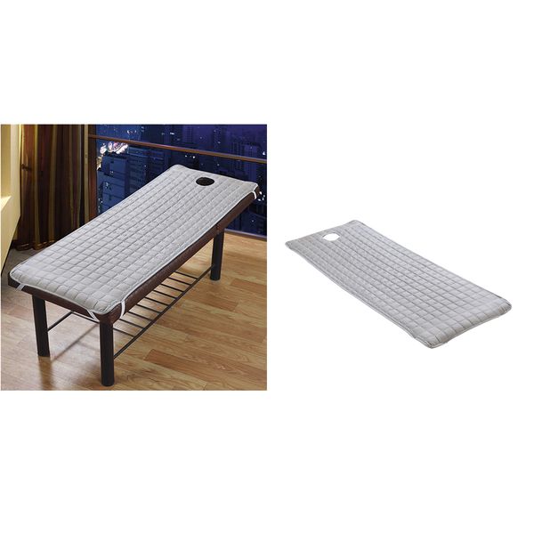 

2pcs massage table sheet ,stay band / hole beauty salon couch, 190x80cm ,grey