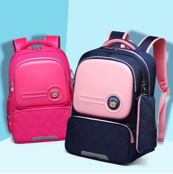 

sun eight backpackcute children backpack girls school bag for girl zipper kid school bag orthopedic mochila escol polyester
