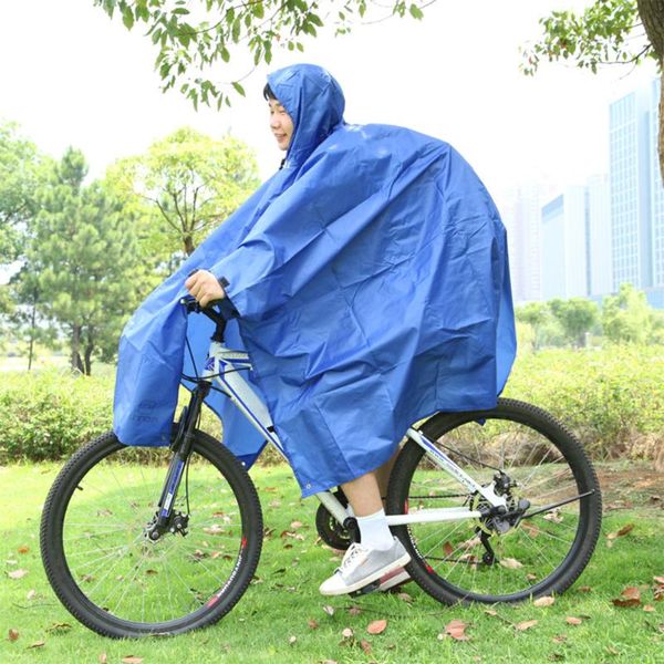 

outdoor hiking cycling bicycle bike women man raincoat thickened waterproof rain poncho coat camping hoodie rainwear suit