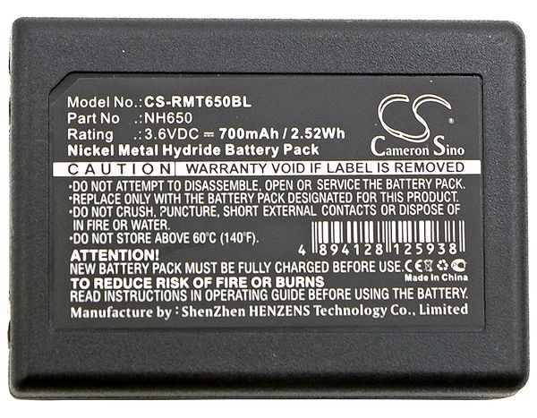 

cameron sino 700mah battery nh650 for ravioli joy, lnh650