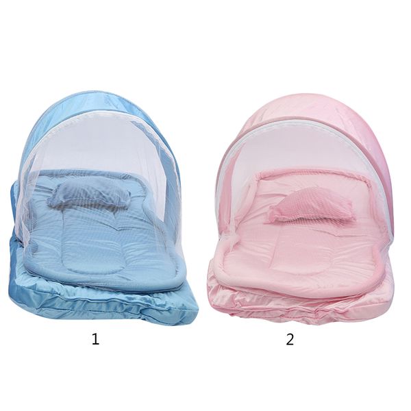 

baby folding anti mosquito nets bed tent with bottom for toddlers kids summer baby mosquito net folding travel nets child care