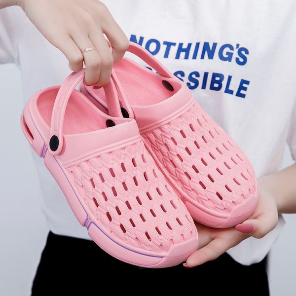 

2020 new summer for women sandals crocks eva jelly shoes beach blue black pink sandals slides slippers casual shoes woman