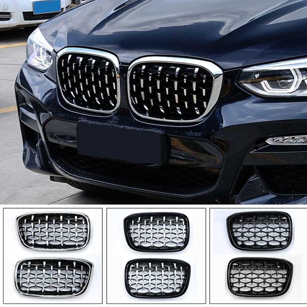 

for x3 g01 2018-2020 car accessories front middle grille grill replacement decoration cover trim 2pcs