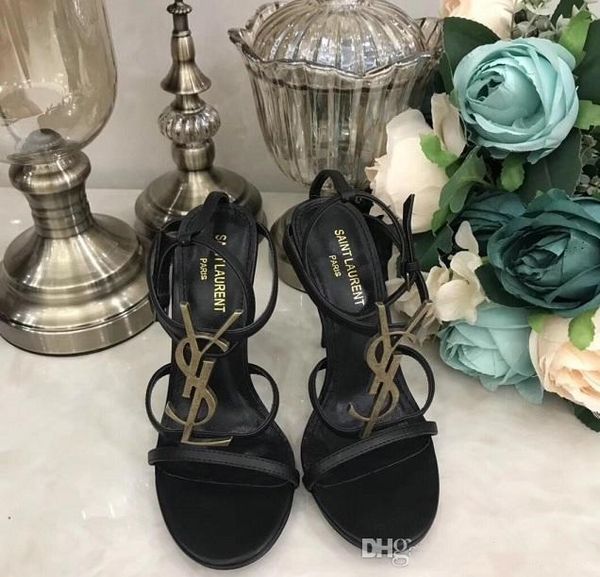 

shoes women high heels new arrival women's shoes letter heel dress wedding ysl shoes high heels, Blue;gray