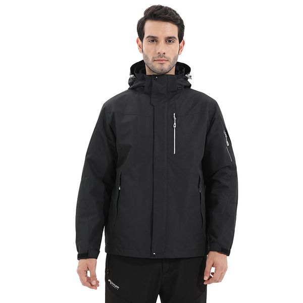 

мужчины женщины зимние толстые нагревательные хлопчатобумажные куртки открытый водонепроницаемый ветровка катание на лыжах кемпинг треккинг, Blue;black