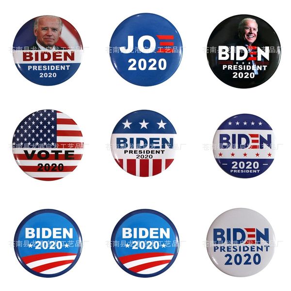 

biden badge patches for clothing iron embroidered diy patch applique iron on patches sewing accessories stickers for clothes bag dz214 #115, Silver