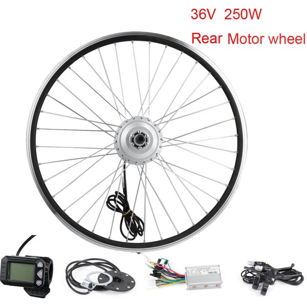 

e-bike conversions electric wheel for a bicycle 36v 250w rear 20"26"bike electric hub motor wheel motorcycle