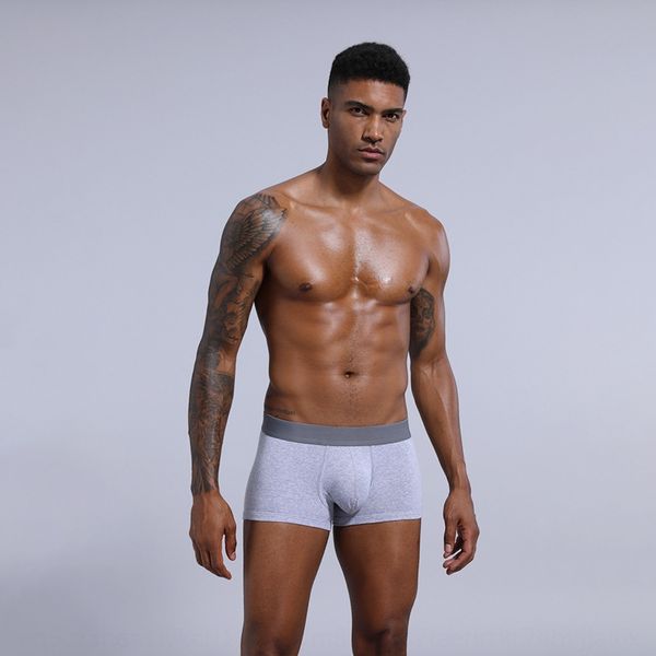 

r1hmi ycfy#004 solid color pure cotton underpants underpants letter-health care men's boxer underwear comfortable low waist men's, Black;white