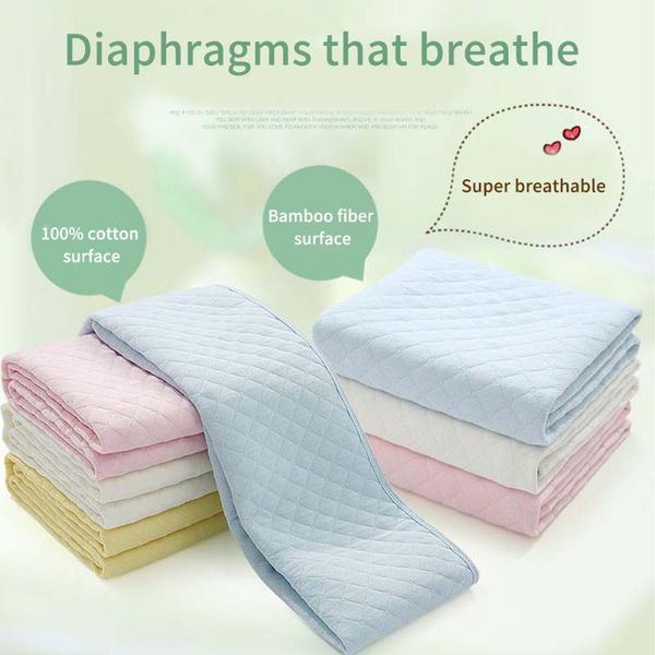 

waterproof tpu washable incontinence reusable mattress infant bed mat for baby travel portable soft cover diaper changing pad