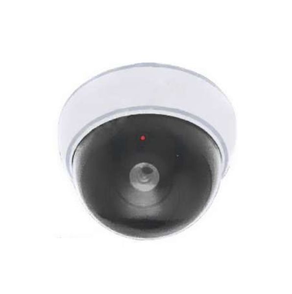 2 pezzi di MOOL Wireless Dummy Dome Fake Camera Home Surveillance Realistic Security Flash LED