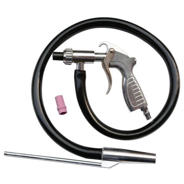 

gtbl abrasive air sand blasting kit 1x nozzle 1x steel nozzle sand suction pipe industrial sandblaster tool
