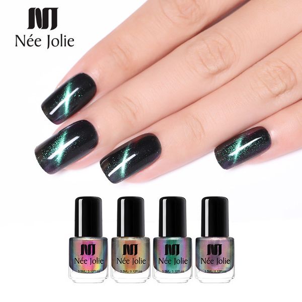 

nee jolie cat eye chameleon nail polish magnetic nail art varnish magnet art lacquer black base needed varnish