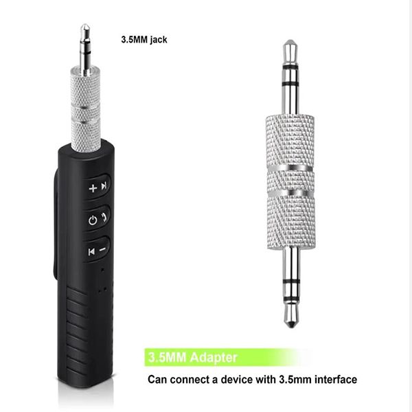 

car bluetooth audio receiver handsauto kit mini 3.5mm jack aux music audio wireless adapter receiver for headphon 12 orders