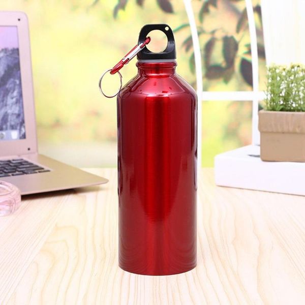 

400ml 500ml 600ml portable outdoor aluminum alloy sports water bottles cycling camping bicycle bike sports kettle with lid