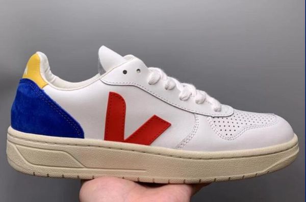 

2020 wholesale fashion veja esplar sneakers genuine leather villous dermis casual shoes mens&women luxury superstar trainer 36-45, Black