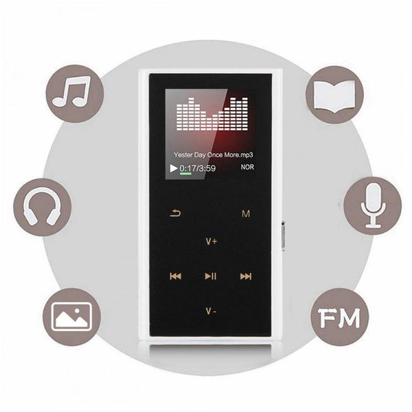 

lossless long palyback mp3 uitrathin tf card fm radio recorder audio music player