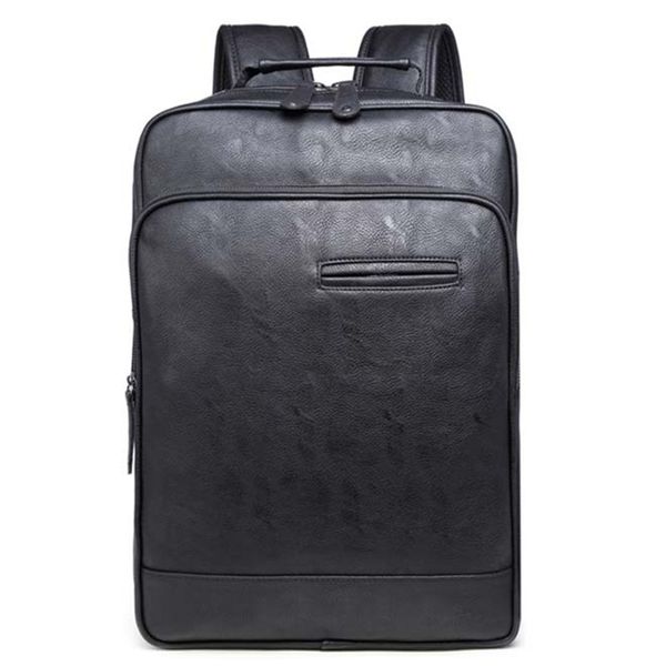 

business waterproof tote man bag traveling backpack pu leather laptablet backpacks teen schoolbag travel leisure school bag shandbag