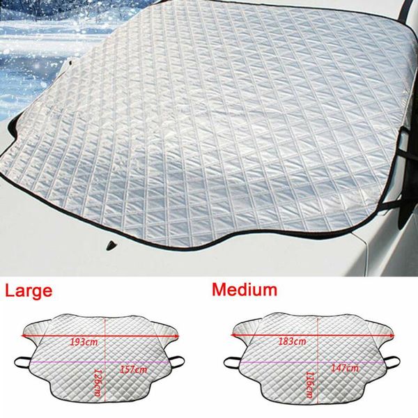 

large magnetic car windshield snow cover winter ice guard sun shade protective for cars trucks exterior accessories