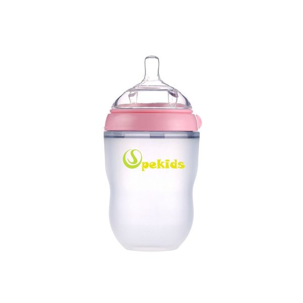 baby bottle with spoon