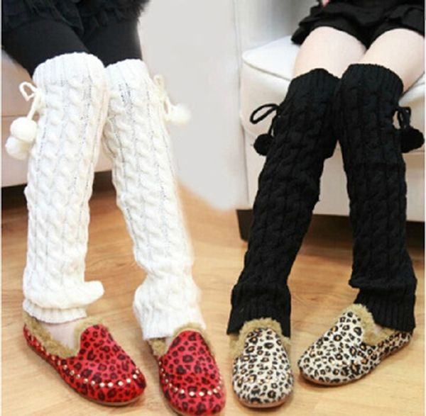 

baby girls leggings warmer winter knit baby children leggings boot cover, Pink;yellow