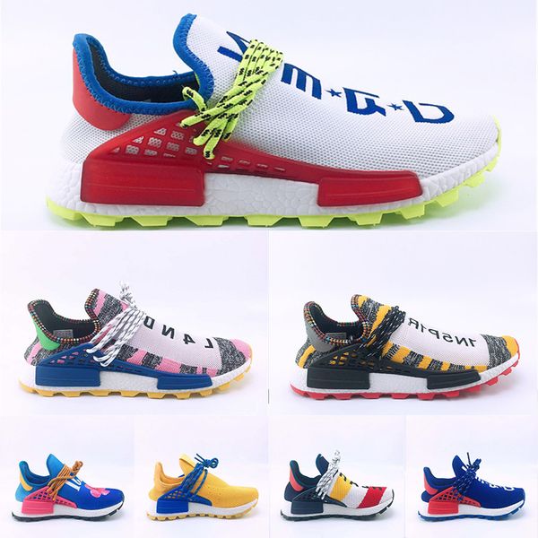 

2019 новейшая раса человека NMD Pharrell Williams кроссовки PW HU Холи NMD MC Мужчины Женщины Спор