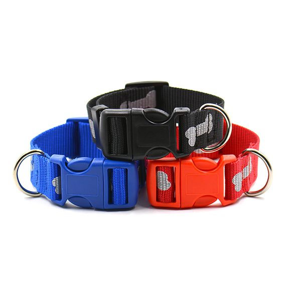 

nylon dog collar with buckle adjustable puppy collars tribal pattern s m l xl