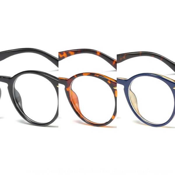 

95190 m nail round frame optical myopia frame female fashion versatile round face plain glasses with myopia glasses male, Silver