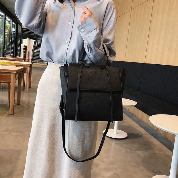 

women's shoulder bag large leather large capacity handbag fashion messenger bag female models
