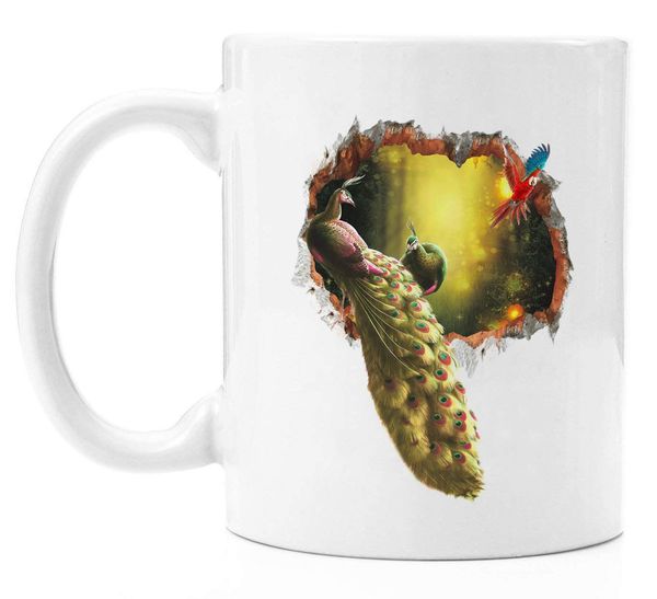 

novelty coffee mug for men women, animal lover gifts mug tea cup white, microwave and dishwasher safe -11 oz dropshipping