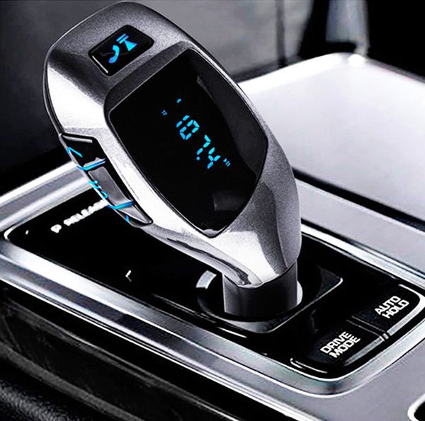 

x5 wireless car bluetooth fm transmitter mp3 radio adapter charger for shift