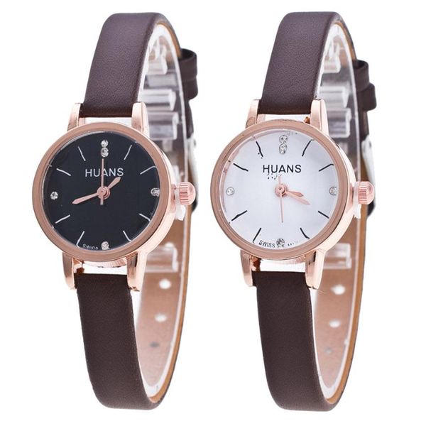 

female models fashion thin belt rhinestone belt watch popular womens watches stylish simple casual crystal montre femme watches, Slivery;brown