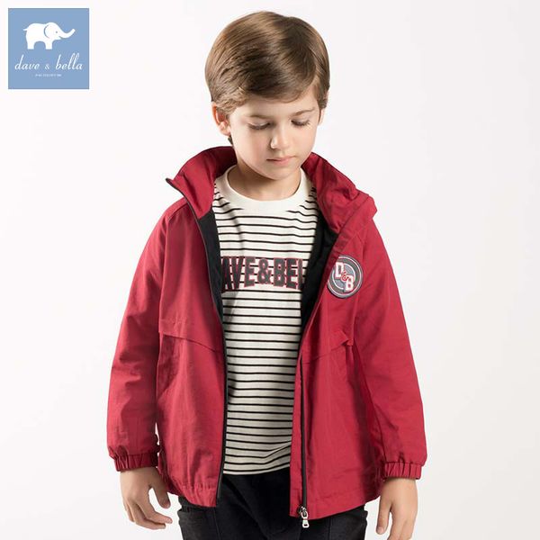 

dbk8160 dave bella kids boys autumn fashion hooded coats children long sleeve clothes baby brand outerwear, Blue;gray