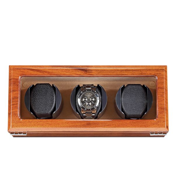 

watch winder box wooden automatic watch winder display box for mechinal watches, Black;blue