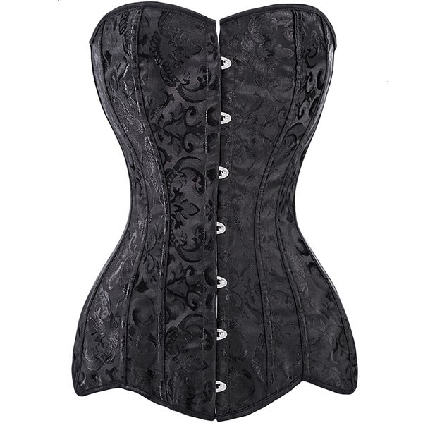 

corset shaper white bustiers corsets white bridal corselet torso waist training corset lingrie bones overbust hourglass shaper 6xl 942, Black;white