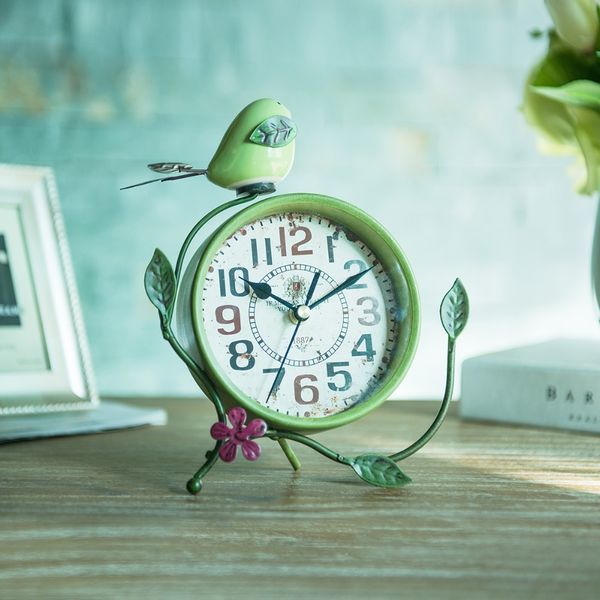 

ameican metal deskclock with silent clock movement crafts home decoration