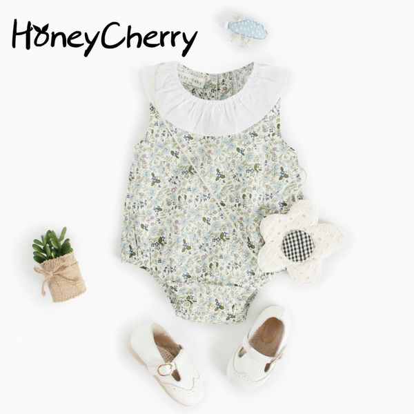 

baby bodysuits climb spring newborn cotton clothing baby girl clothes baby girl summer clothes t200706, White