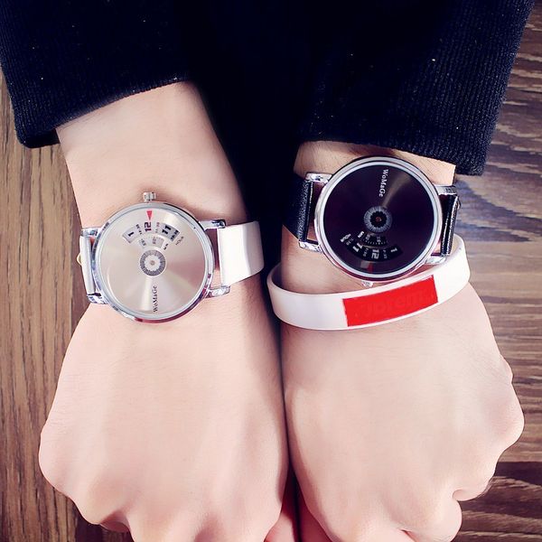 

zuee wristwatch analog men's watches simple clock watches tangan, Slivery;brown