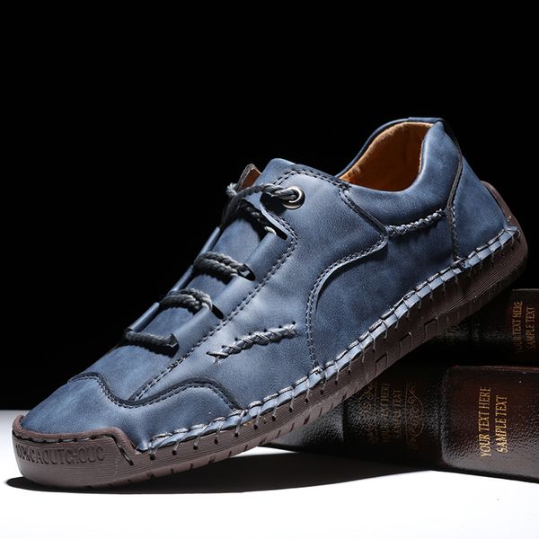 

men casual outdoor leisure shoes sneakers breathable fashion stitching men casual vintage shoes zapatos hombre sapatos 39-48, Black