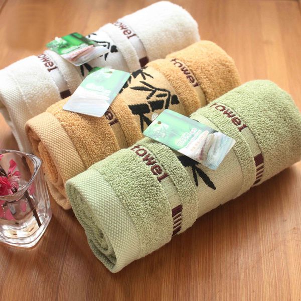 

new pattern bamboo fiber towel hand face bamboo tower-34 x 75cm
