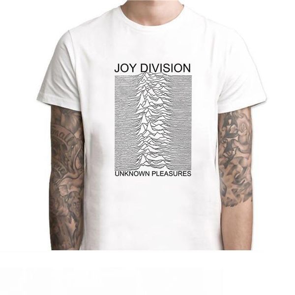 

2019 summer men's t-shirts joy division unknown pleasure punk fashion t-shirt rock hipster streetwear t shirt men crossfit mc82, White;black