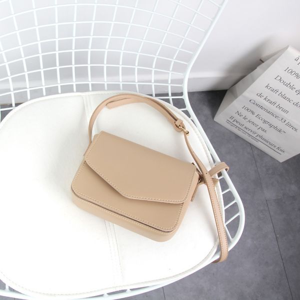 

2019 ins women's new korean small square bag simple straddle pu single shoulder bag women's small bag trend