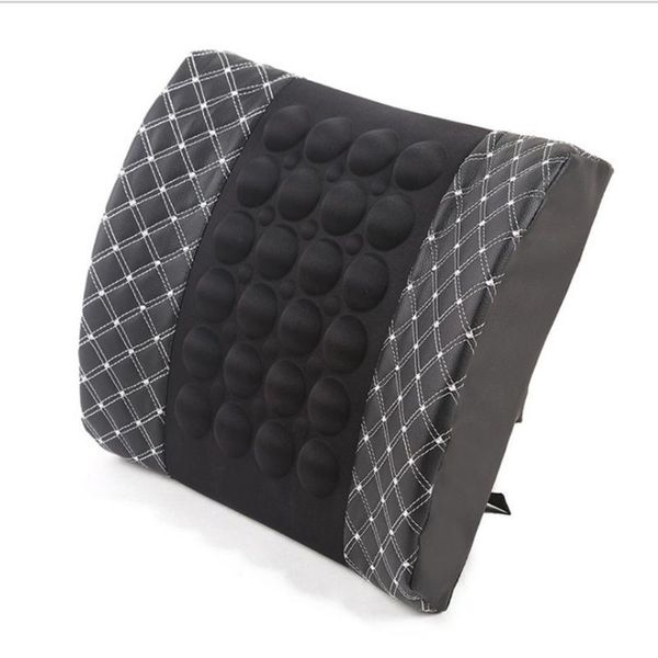 

car massage lumbar cushion car electric massage cushion lumbar seat back waist support electric