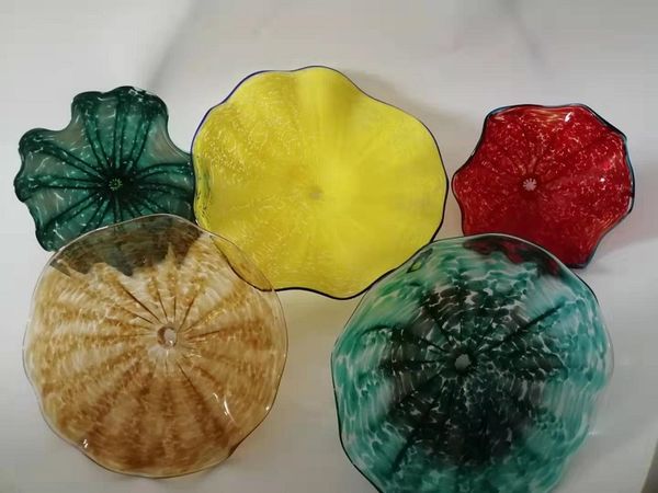 

handmade blown borosilicate glass wall plates blown glass decorative wall lamps art decorative hand blown glass wall sconce chandelier