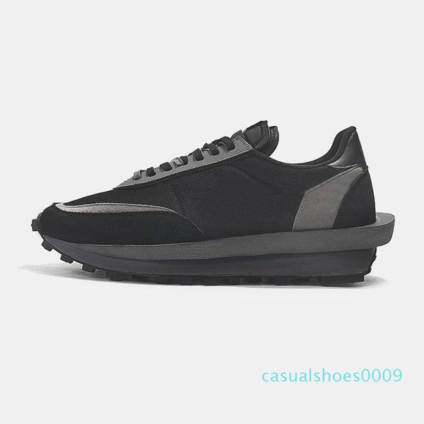 

luxury designer casual shoes sacai ldv waffle daybreak trainers mens sneakers for women dess runnigner tripe s sporting size eur 36-45 c09, Black