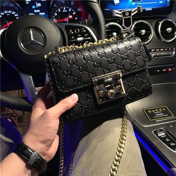 

20ss luxurious g letters leather chain crossbody clutch bags fashion messenger shoulder men women packs bumbag outdoor bags